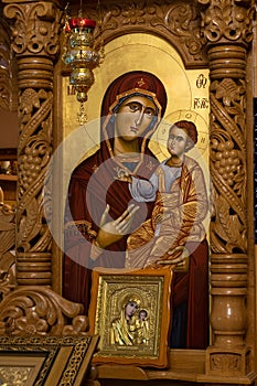 Orthodox Icon on Iconostasis