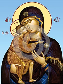 Orthodox icon of the Mother of God