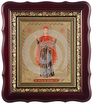 Orthodox icon of the Mother of God Unbreakable Wall