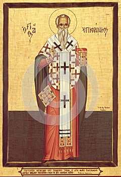 Orthodox icon of St. Epiphanius