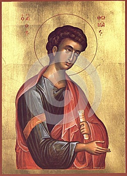 Orthodox icon of St. Thomas the Apostle