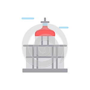 Orthodox, lighthouse icon. Simple color vector elements of pharos icons for ui and ux, website or mobile application