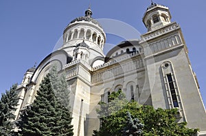 Orthodox Metropolitan Cathedral in Cluj-Napoca from Transylvania region in Romania