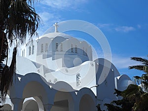 Orthodox Metropolitan Cathedral In Fira Santorini Greece