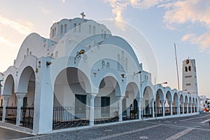 Orthodox Metropolitan Cathedral in Thira, Greece