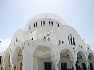 The Orthodox Metropolitan Church in Thira Santorini