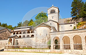 Orthodox monastery in Cetinje, Montenegro photo