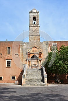 Orthodox monastery on island Crete