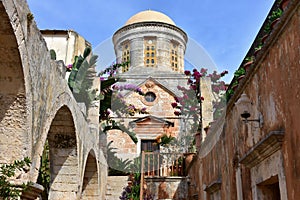 Orthodox monastery on island Crete