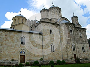 Orthodox Monastery Manasija in Despotovac, Serbia photo