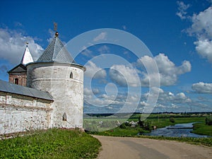 Orthodox monastery in the Moscow region of Central Russia.