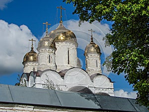 Orthodox monastery in the Moscow region of Central Russia.