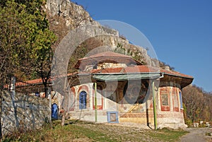 Orthodox monastery on mountain top