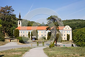 The orthodox monastery Novo Hopovo New Hopovo in Serbia