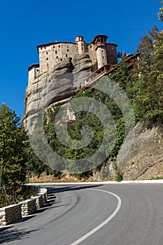 Orthodox Monastery of Rousanou in Meteora, Greece