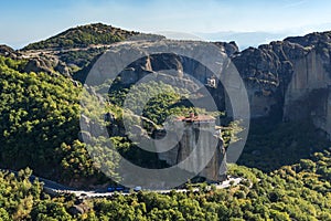 Orthodox Monastery of Rousanou in Meteora, Thessaly, Greece