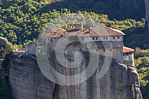 Orthodox Monastery of Rousanou in Meteora, Thessaly, Greece