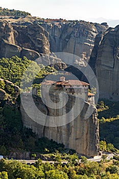 Orthodox Monastery of Rousanou in Meteora, Thessaly, Greece