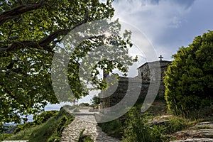 Orthodox monastery Saints Asomatos in Penteli, a mountain to the north of Athens, Greece