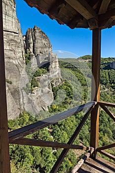 Orthodox Monastery of St. Nicholas Anapausas in Meteora, Greece