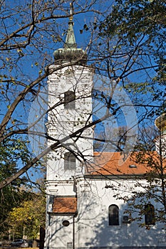 Orthodox Nikolas Church in City of Novi Sad, Serbia