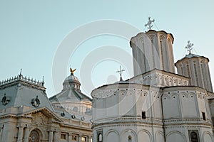Orthodox Patriarchal cathedral on Dealul Mitropoliei in Bucharest, Romania