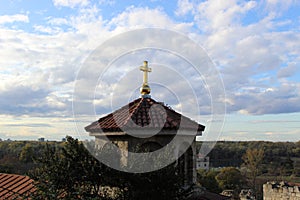 Orthodox Serbian Church in Belgrade& x27;s Kalemegdan Fortress.