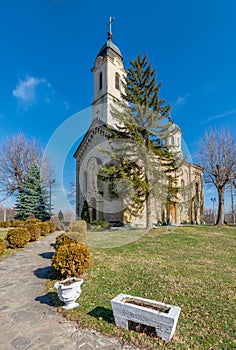 Orthodox Serbian church of Saint Apostles Peter and Paul, on the Kosmaj mountain near Belgrade, Serbia