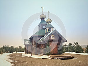 Orthodox skete in Poland photo