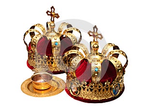 Orthodox Wedding Ceremonial Crowns