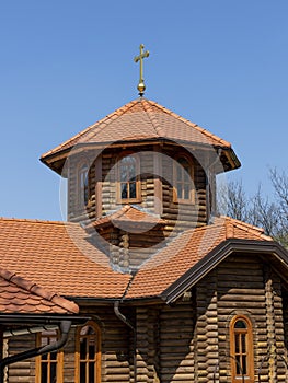 Orthodox wooden church Saint Despot Stefan Lazarevic at Avala mountain near Belgrade