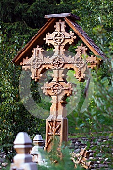 Orthodox wooden cross