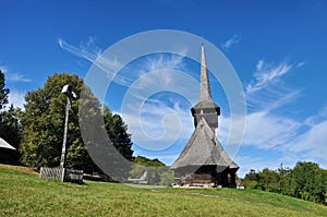 Orthodox wooden monastery