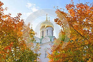 Orthodoxy cathedral of St. Catherine in Tsarskoye Selo.