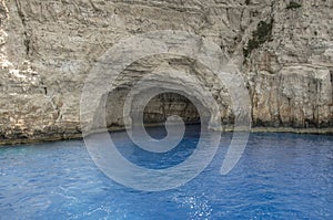 Ortholithos cave, Paxos, Ionian Sea, Greece