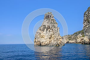 Ortholithos Rock, Paxos, Ionian Sea, Greece