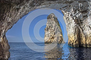 Ortholithos Rock, Paxos, Ionian Sea, Greece
