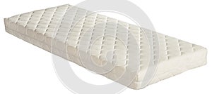 Orthopaedic mattress isolated on white