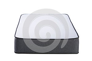 Orthopedic soft mattress for sleeping isolated on white background