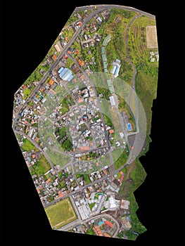 Orthorectified aerial image