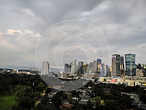 ortigas business district and golf course