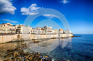 Ortigia island in Syracuse, Sicily