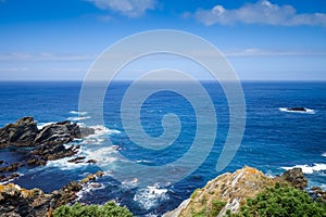 Ortigueira cliffs and atlantic ocean, Galicia, Spain