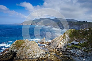 Ortigueira cliffs and atlantic ocean, Galicia, Spain