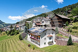 Ortisei Seceda cable car view