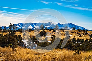 Ortiz Mountain Range in northern New Mexico photo