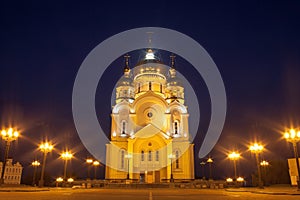 Ortodox cathedral in Khabarovsk, Russia