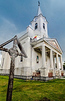 Ortodox church in Maramures , Romania photo
