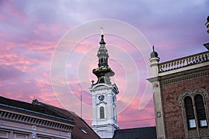 Ortodox church in Novi Sad Serbia photo