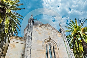 Ortodox church of St. Michael the Archangel in central Belavista Square, Herceg Novi, Montenegro